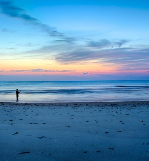 fishing, sky, tranquil